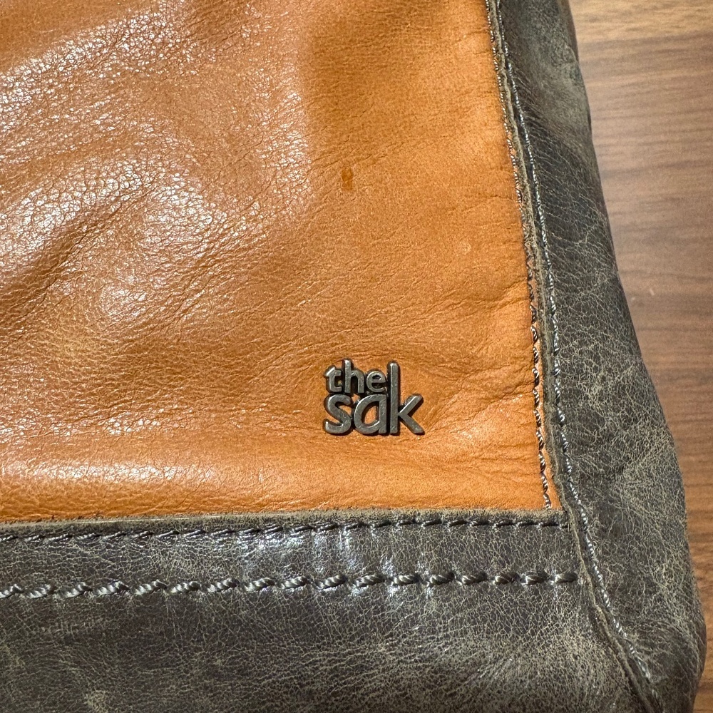 The Sak Distressed Color-Block Tote Bag - image 2